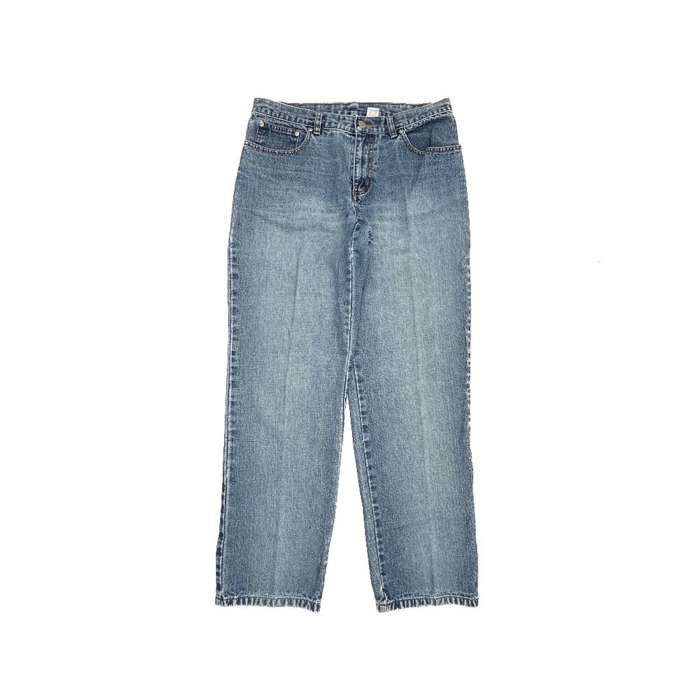 Sonoma Straight Leg Women's size 8 Medium Wash Blue Denim Jeans